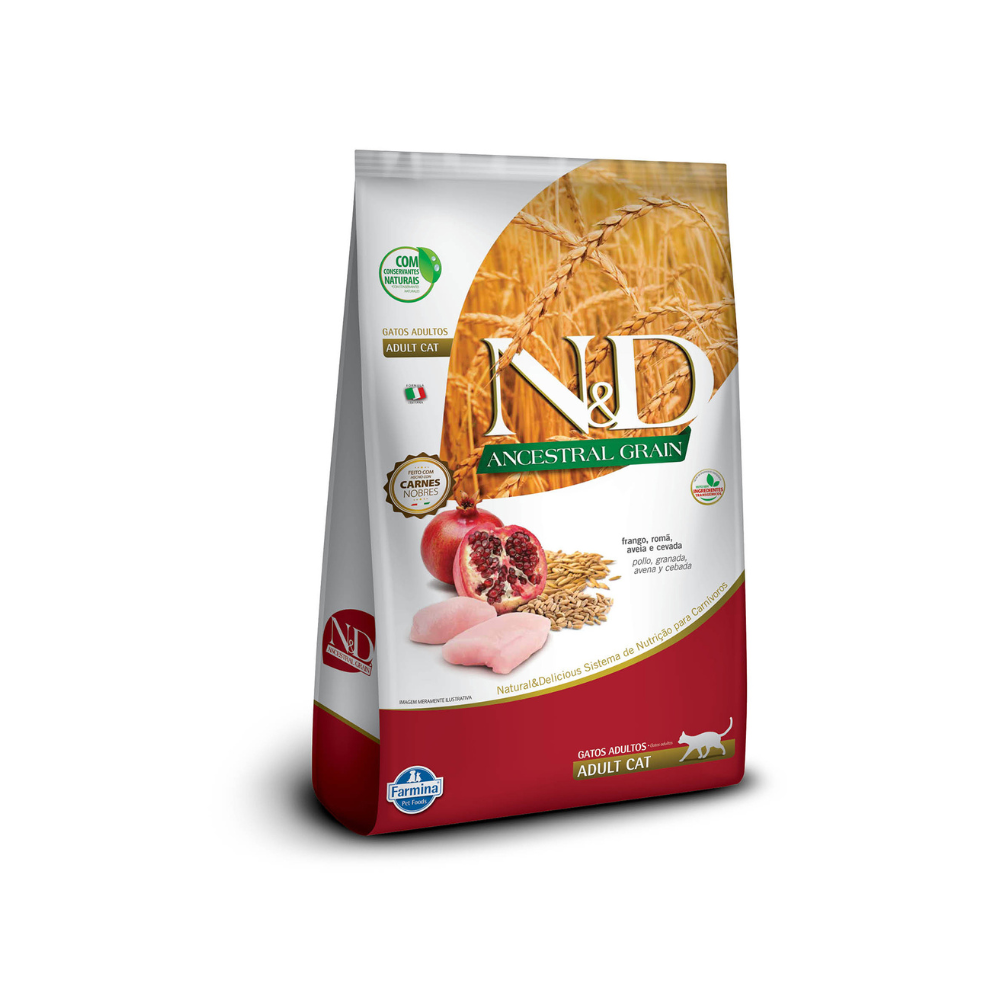 N&d Ancestral Gato Adulto Pollo y Granada 7.5 Kg